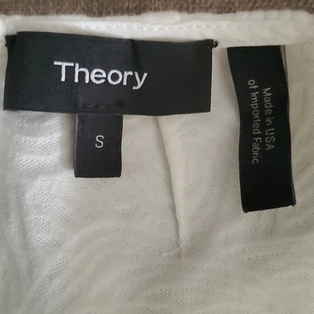 Theory white Peplum   top size s - Picture 13 of 15